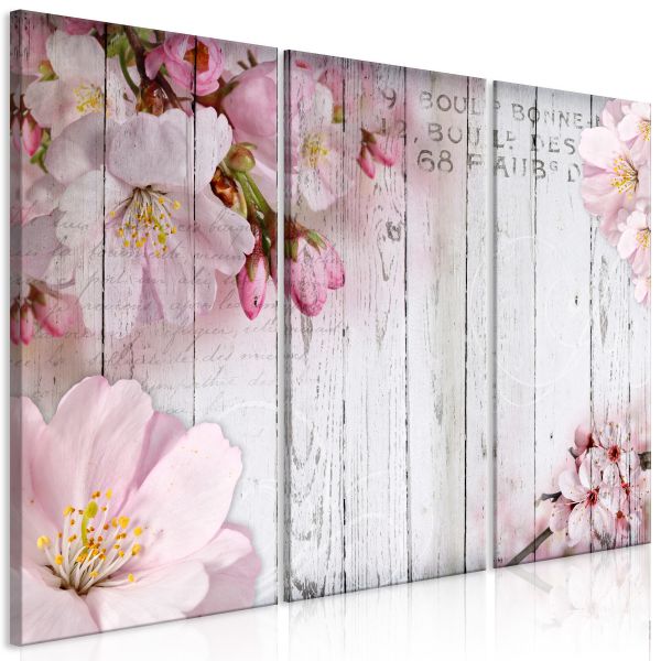 Tableau Fleurs Flowers on Boards (3 Parts)