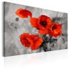 Tableau Fleurs Steel Poppies