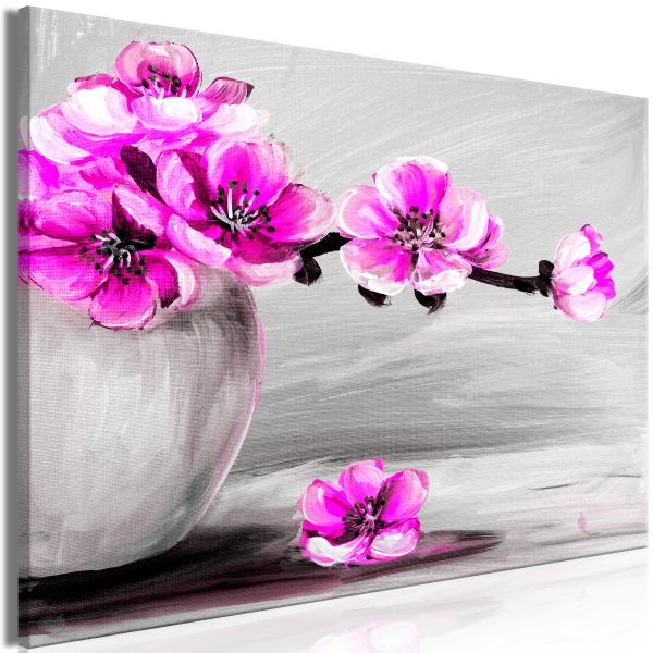 Tableau Fleurs Lightness of Light (1 Part) Wide Pink