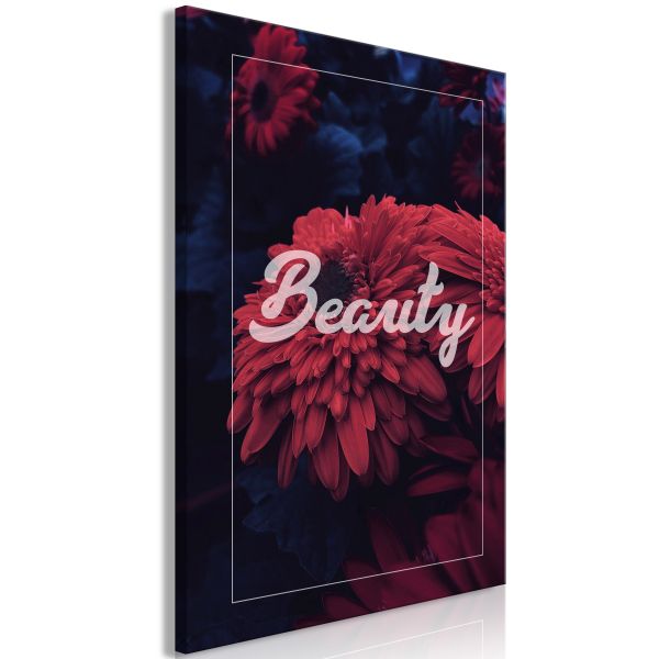 Tableau Fleurs Beauty (1 Part) Vertical