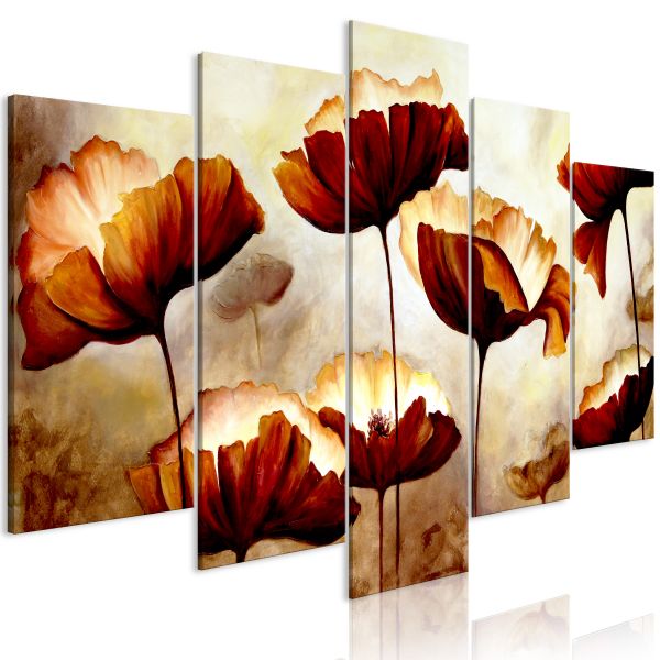 Tableau Fleurs High Summer (5 Parts) Wide