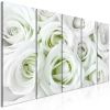 Tableau Fleurs Satin Rose (5 Parts) Narrow Green