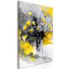 Tableau Fleurs Bouquet of Colours (1 Part) Vertical Yellow