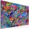 Tableau Cartes du monde World Map: Colourful Whirl