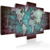 Tableau Cartes du monde Sapphire Map