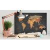 Tableau Cartes du monde World Map: Secrets of the Earth