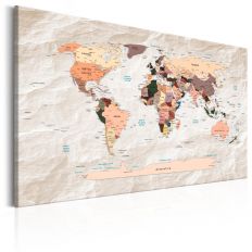 Tableau Cartes du monde World Map: Stony Oceans