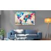 Tableau Cartes du monde World Map: Colourful Madness