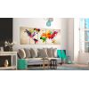 Tableau Cartes du monde World Map: Painted World