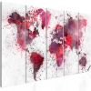 Tableau Cartes du monde Bloody Map (5 Parts) Narrow