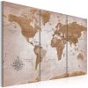 Tableau Cartes du monde Vintage Map: Oriental Travels