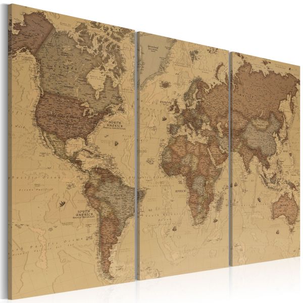 Tableau Cartes du monde Stylish World Map