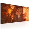 Tableau Cartes du monde World Map: Old Rust