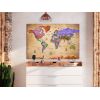 Tableau Cartes du monde Colourful Travels (1 Part) Wide