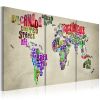 Tableau Cartes du monde Leçon de géographie