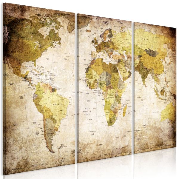 Tableau Cartes du monde Vieux continents