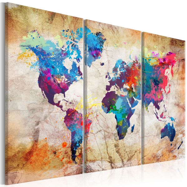 Tableau Cartes du monde Maps: Urban Style