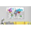 Tableau Cartes du monde Territory of Colours