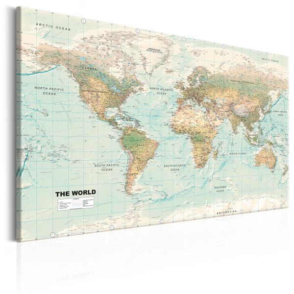 Tableau Cartes du monde World Map: Beautiful World