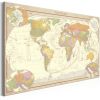 Tableau Cartes du monde Cream World Map