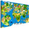 Tableau Cartes du monde Children's Map (1 Part) Wide