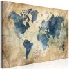 Tableau Cartes du monde Retro Map (1 Part) Wide