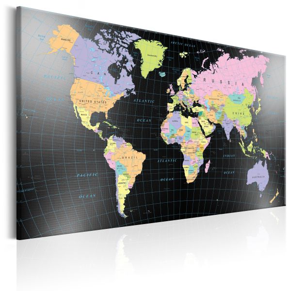 Tableau Cartes du monde Kingdom of Man