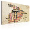 Tableau Cartes du monde Spanish Cities (ES)