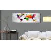 Tableau Cartes du monde World Map: Coloured Revolution