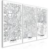 Tableau Cartes du monde German Metropolises (Collection)