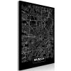 Tableau Cartes du monde Dark Map of Munich (1 Part) Vertical