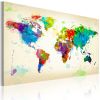 Tableau Cartes du monde All colors of the World 2