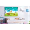 Tableau Pour enfants Friendly Animals (1 Part) Wide