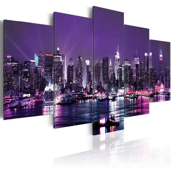 Tableau Villes Purple Sky