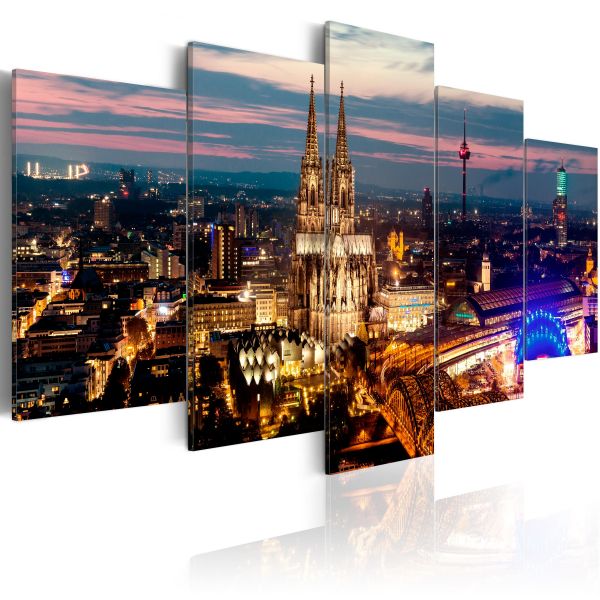 Tableau Villes Koeln: Night Panorama