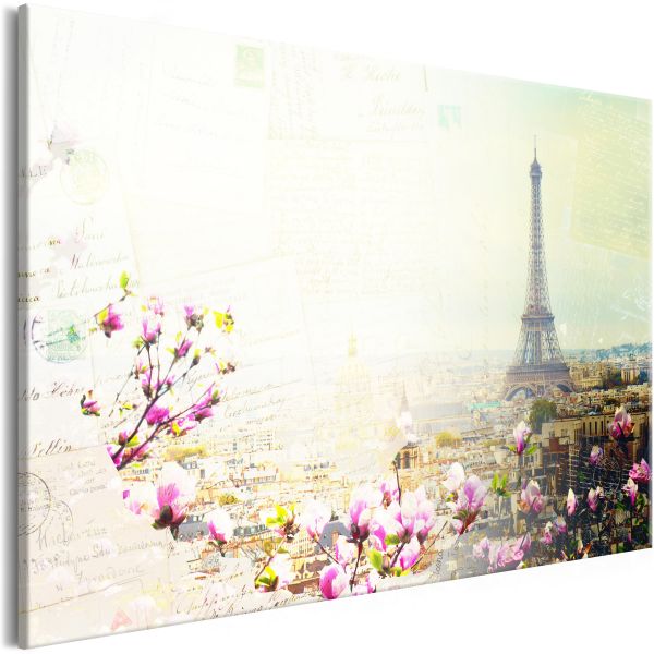 Tableau Villes Postcards from Paris (1 Part) Wide