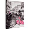 Tableau Villes Woman in Venice (1 Part) Vertical