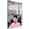 Tableau Villes Paris Colour (1 Part) Vertical Pink