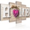 Tableau Vintage Home: Pink Heart