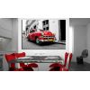 Tableau Vintage Cuban Classic Car (Red)