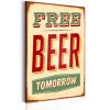 Tableau Vintage Free Beer Tomorrow