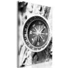 Tableau Vintage Black and White Compass (1 Part) Vertical