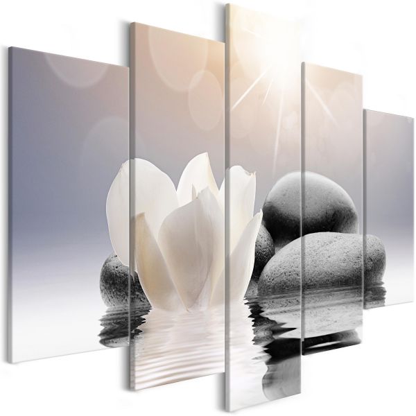 Tableau Zen Natural Lightness (5 Parts) Wide