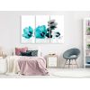 Tableau Zen Calm Mallow (3 Parts) Turquoise