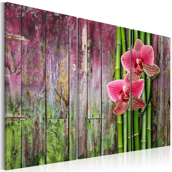 Tableau Zen Fleur et bambou