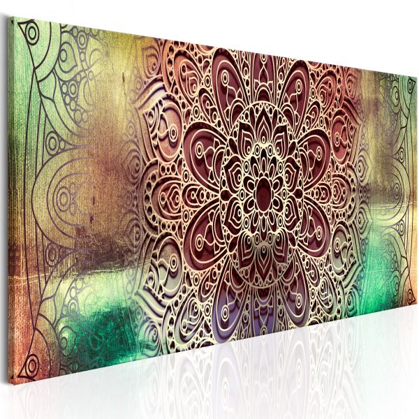 Tableau Zen Colourful Mandala