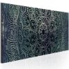 Tableau Zen Mandala: Malachite Calm