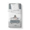 Housse de couette enfant 140x200 cm avec 1 taie d'oreiller 63x63 cm Parure de lit Coton Kids Kool 1.7