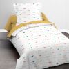 Housse de couette enfant 140x200 cm avec 1 taie d'oreiller 63x63 cm Parure de lit Polyester First 1.9