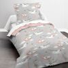 Housse de couette enfant 140x200 cm avec 1 taie d'oreiller 63x63 cm Parure de lit Polyester First 1.12